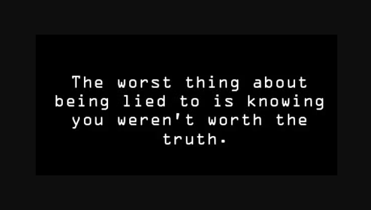 They Tore Us Apart On A Lie